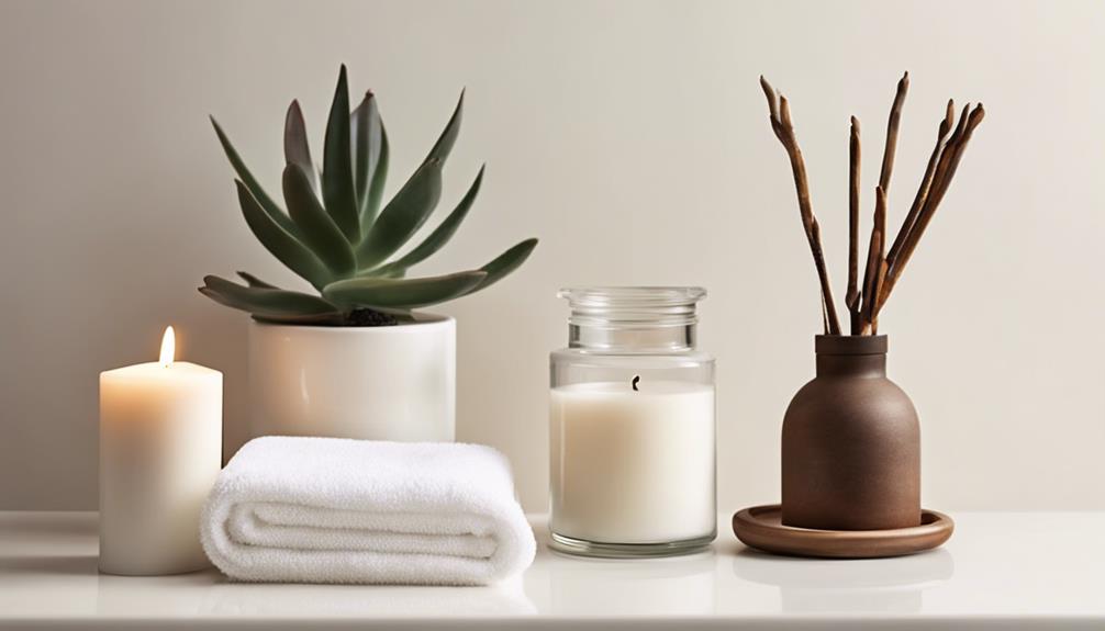 bathroom shelf decor essentials