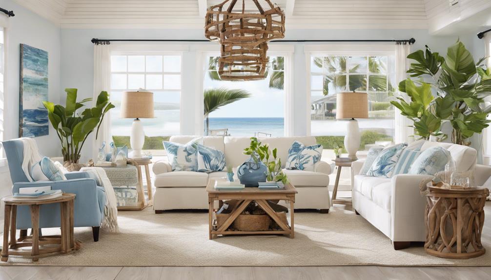 beach house living room