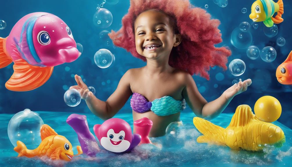 colorful sea creature toys