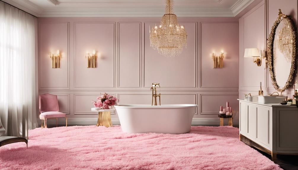 elegant pink rugs available