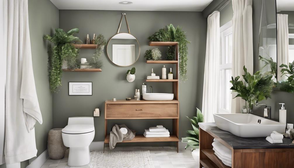 elevate small bathroom style