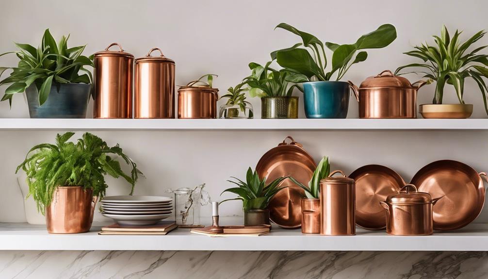 kitchen shelf decor essentials