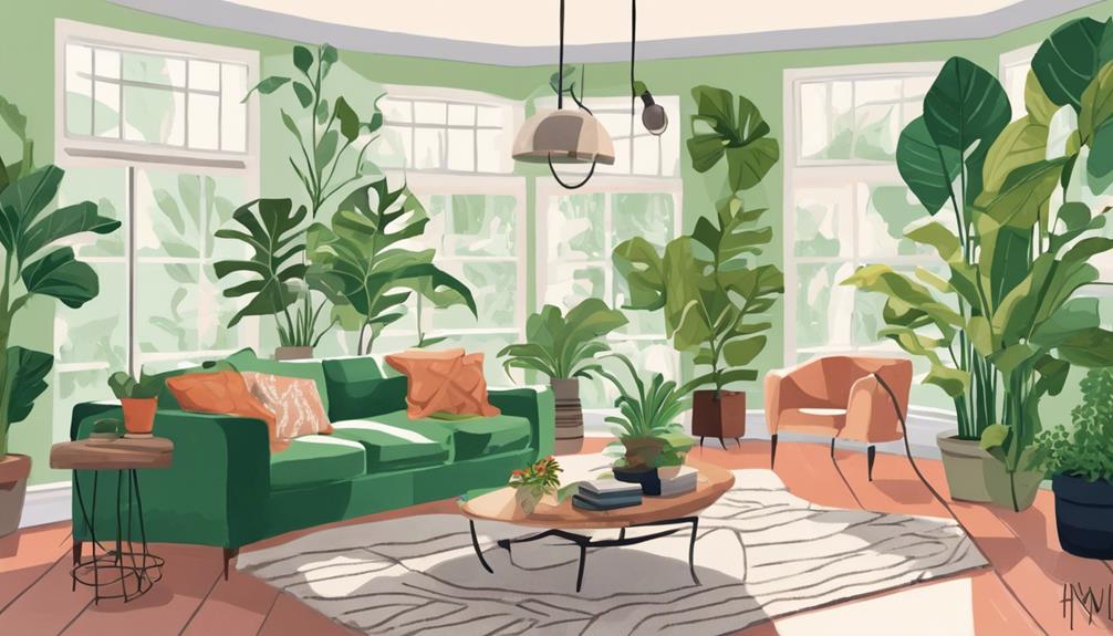 plant decor for living