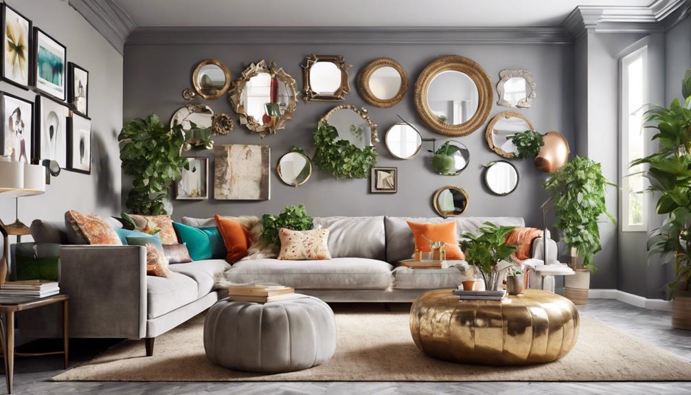 reflective decor ideas for living rooms