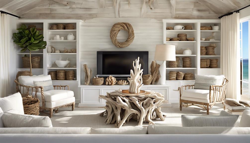 rustic beach decor elements