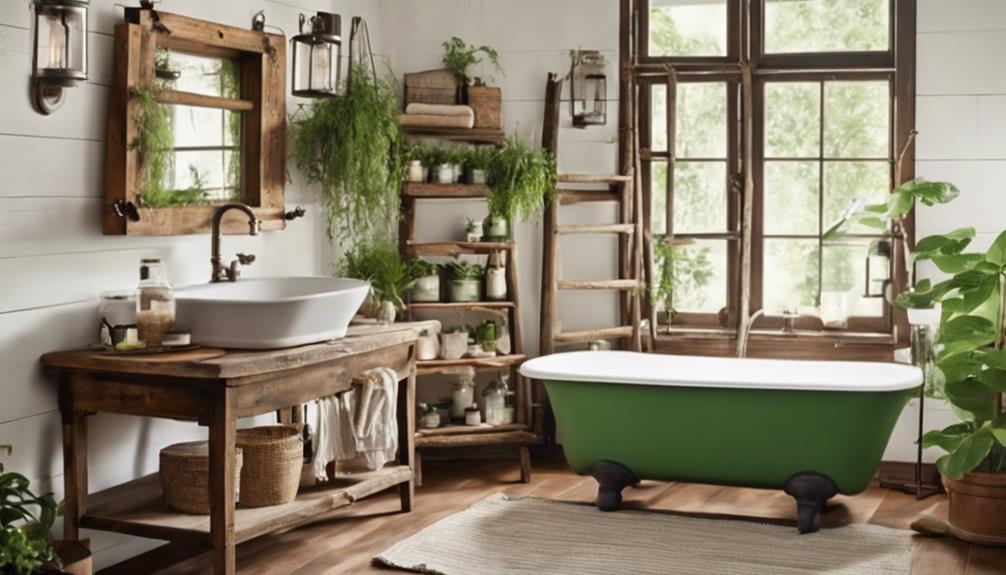 rustic farmhouse bathroom essentials