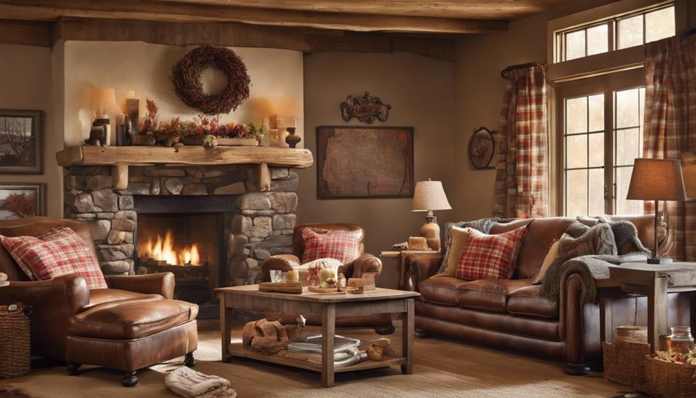 rustic home decor textiles