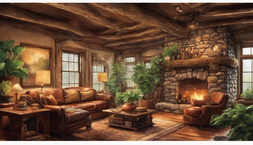 rustic living room essentials