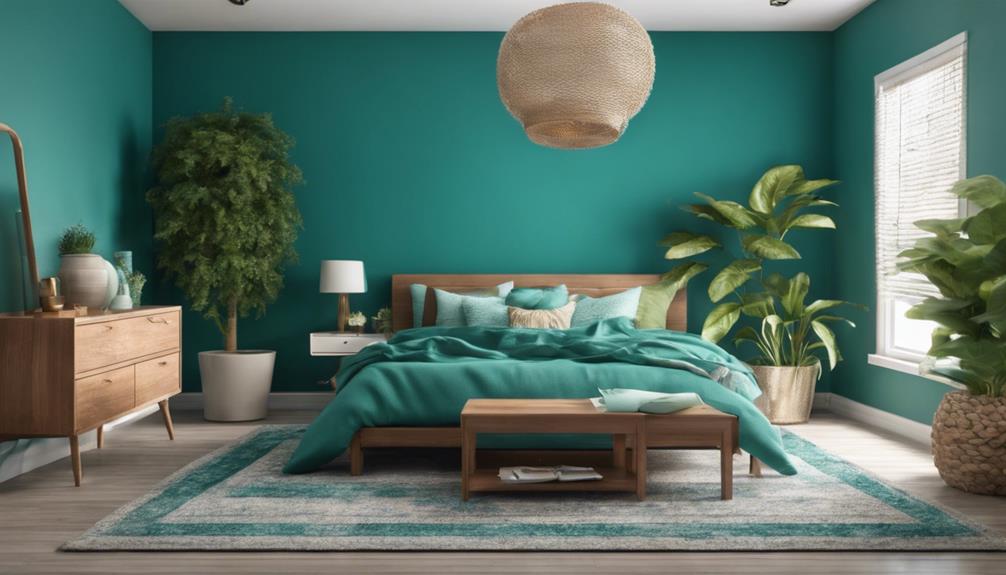 teal bedroom decor ideas