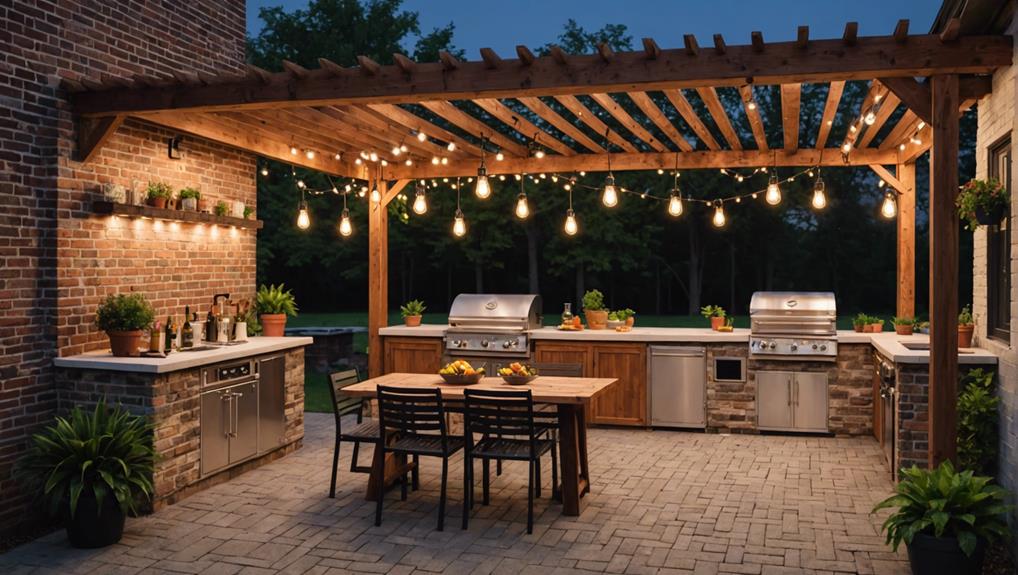 affordable covered outdoor kitchens