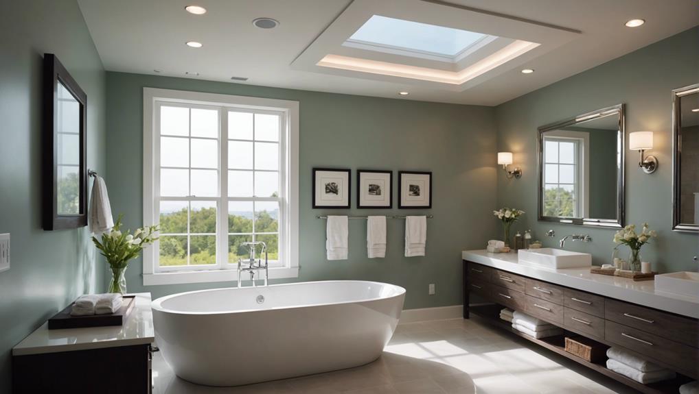 bathroom ceiling paint finish