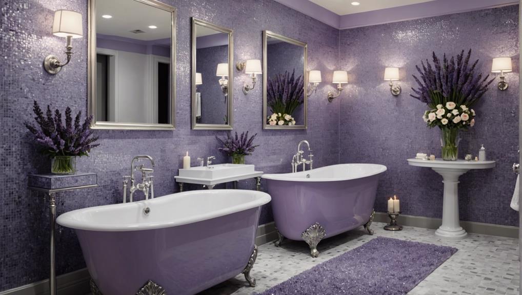 bathroom design lavender inspiration