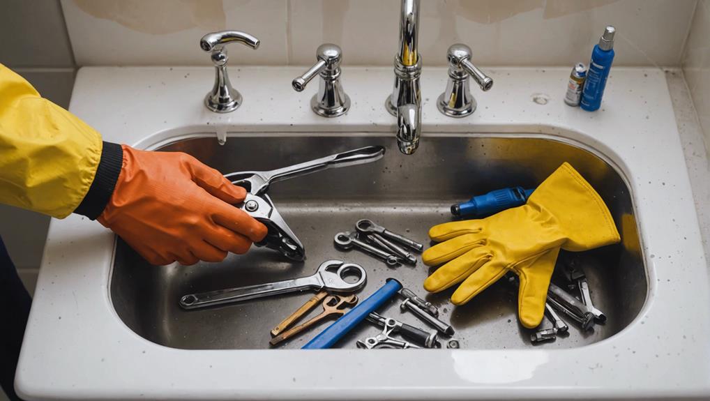 bathroom sink overflow repair