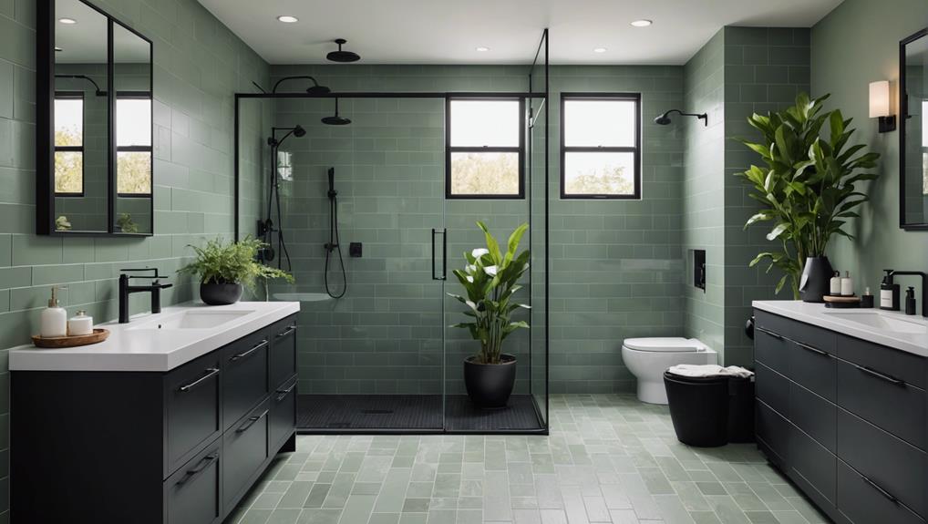 choose sage green tiles