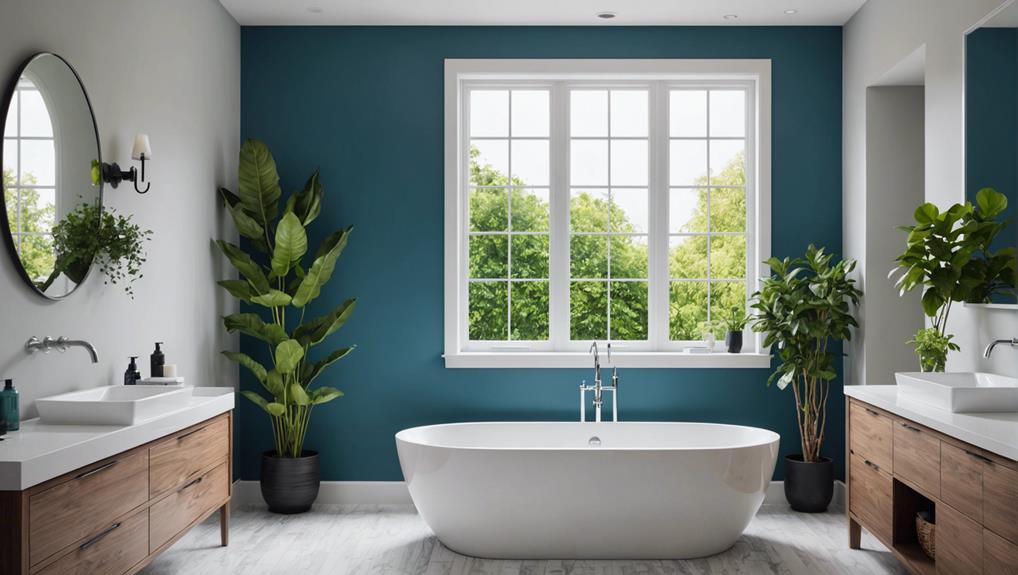 choosing bathroom accent wall