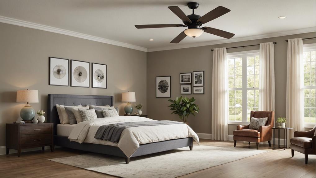 choosing bedroom fan size