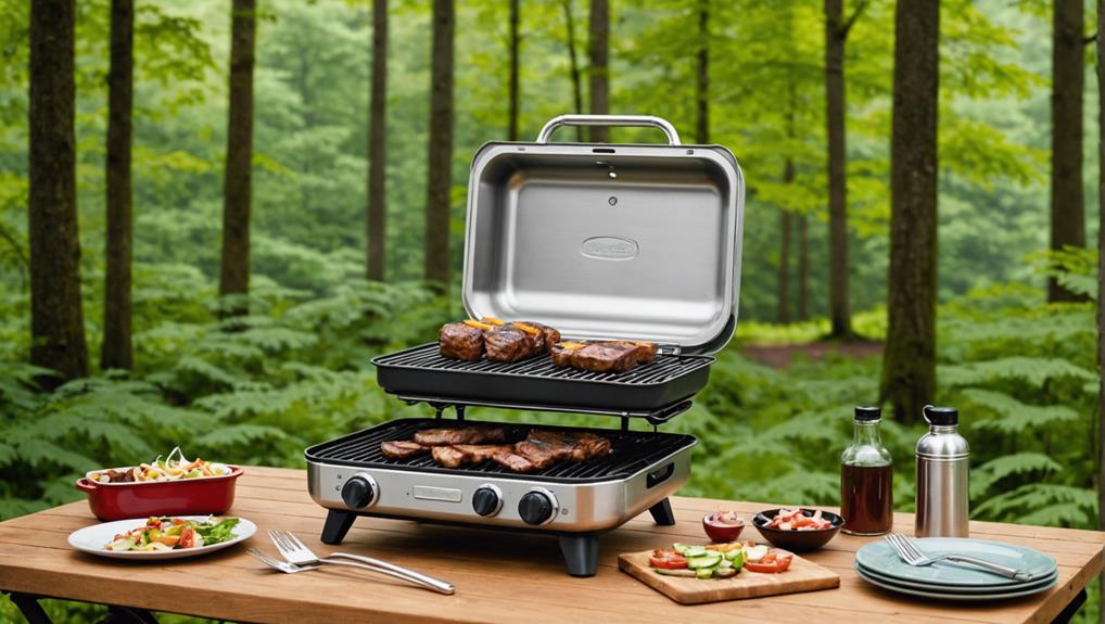 compact grill accessories set