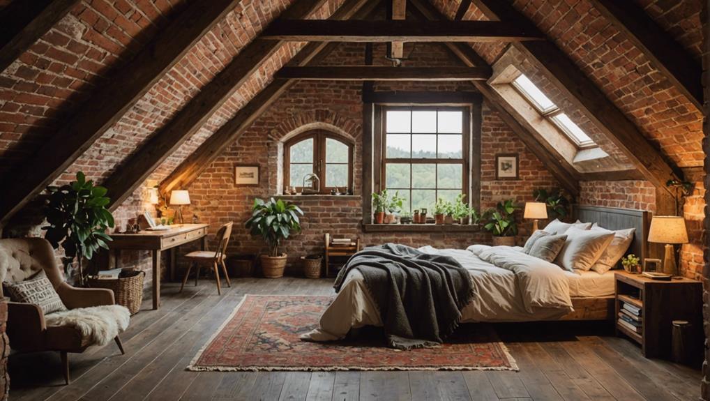 creating a rustic attic