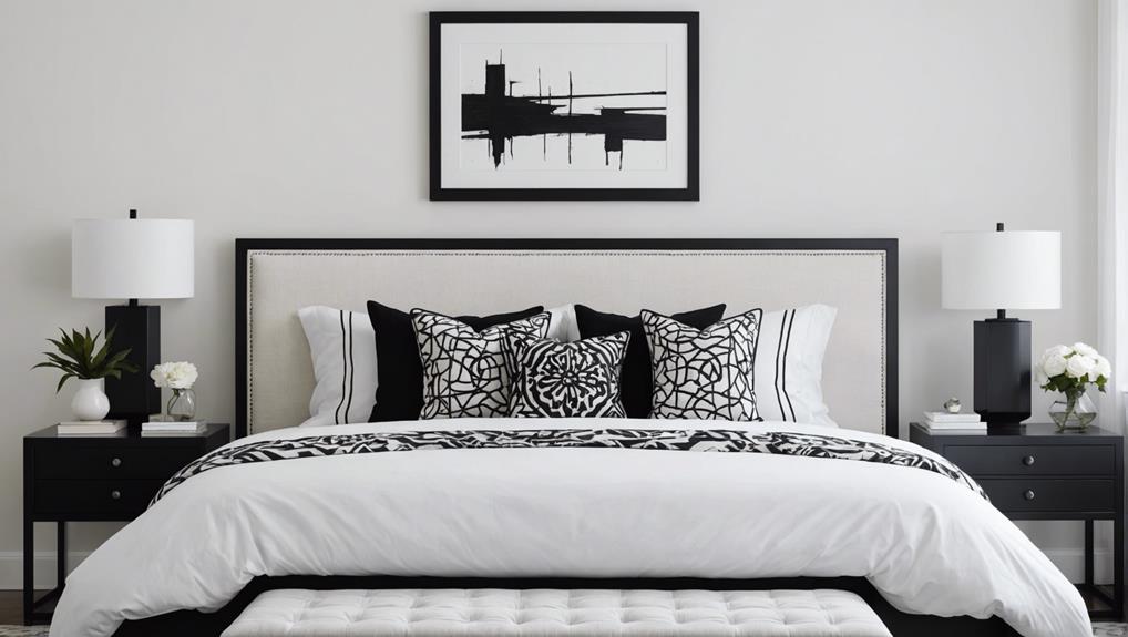 decorate with black accents