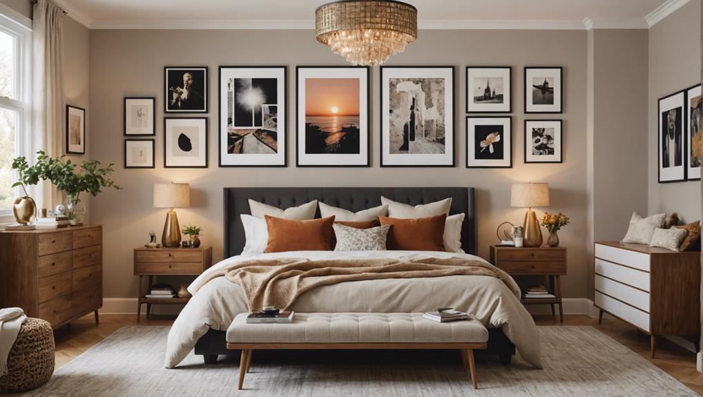 decorating with framed photographs