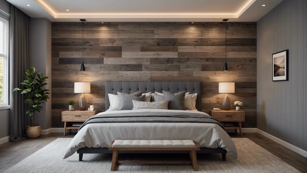 diy grey wood wall