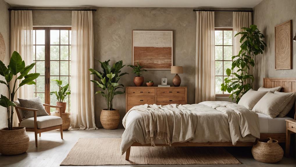 earthy bedroom aesthetic tips