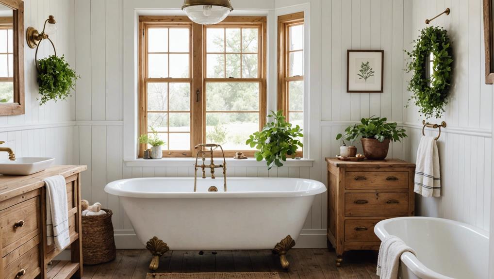 farmhouse shiplap bathroom transformation