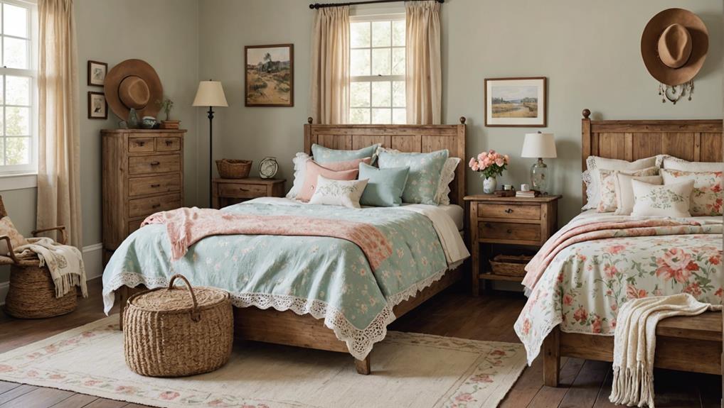 feminine western bedroom makeover