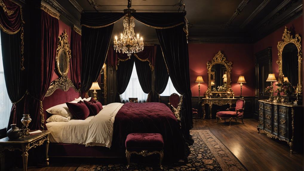 gothic master bedroom design