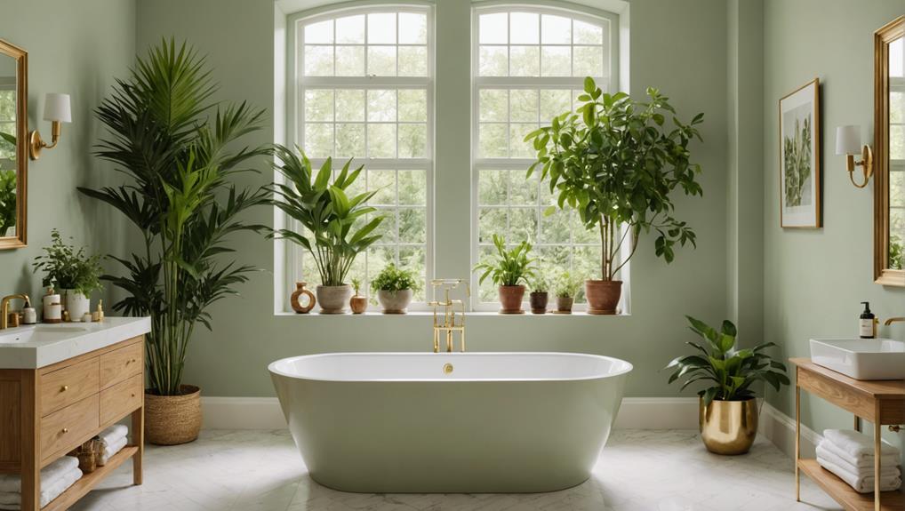 green bathroom design inspiration