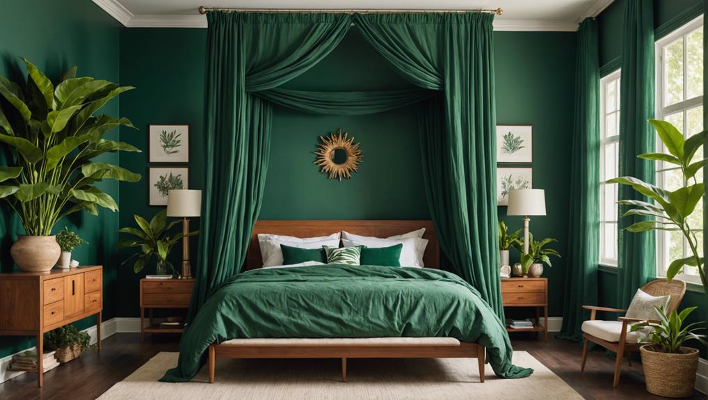 green themed bedroom design tips