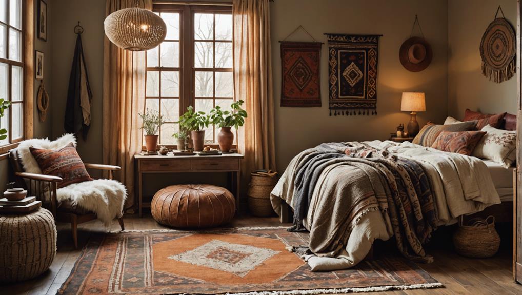 layering rugs and textiles