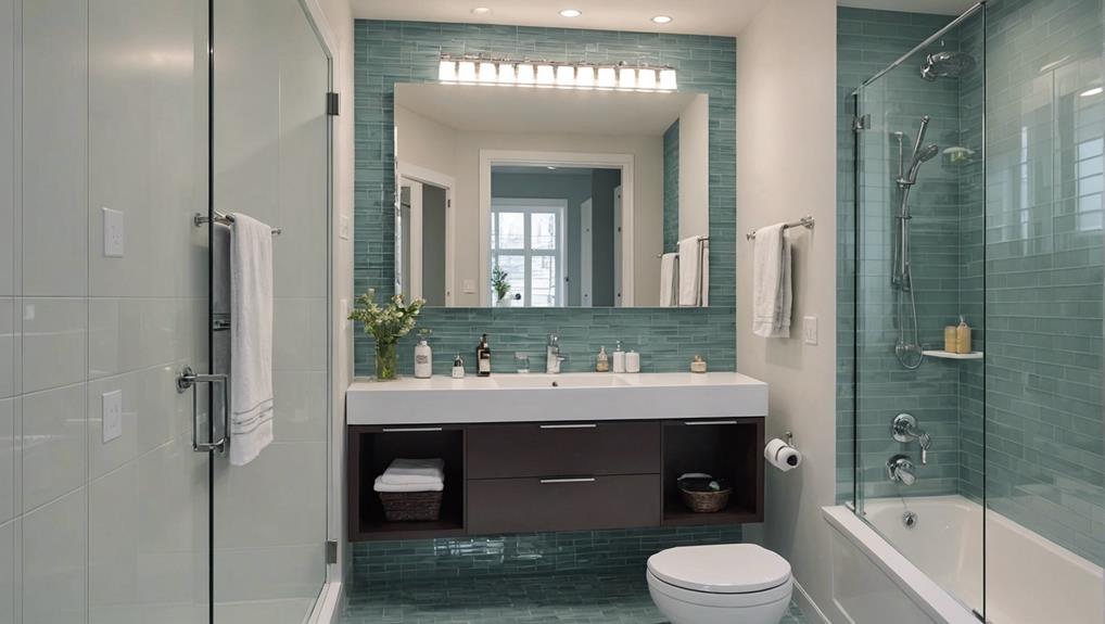 maximizing small bathroom space