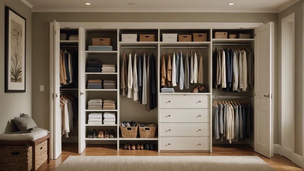 optimizing closet storage space