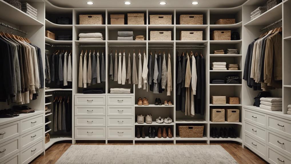 organize closet for efficiency