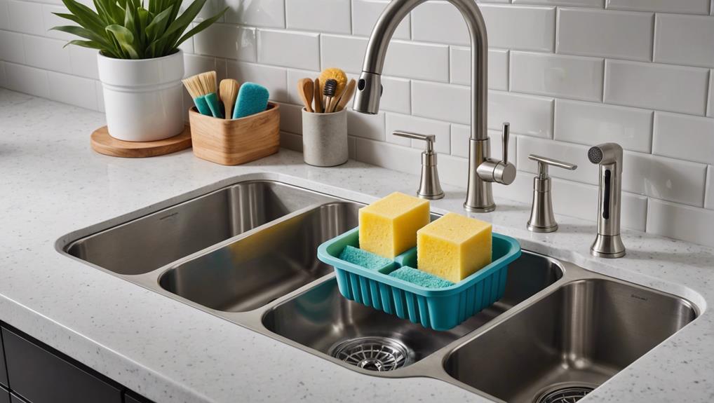 organize with rubbermaid sinkware