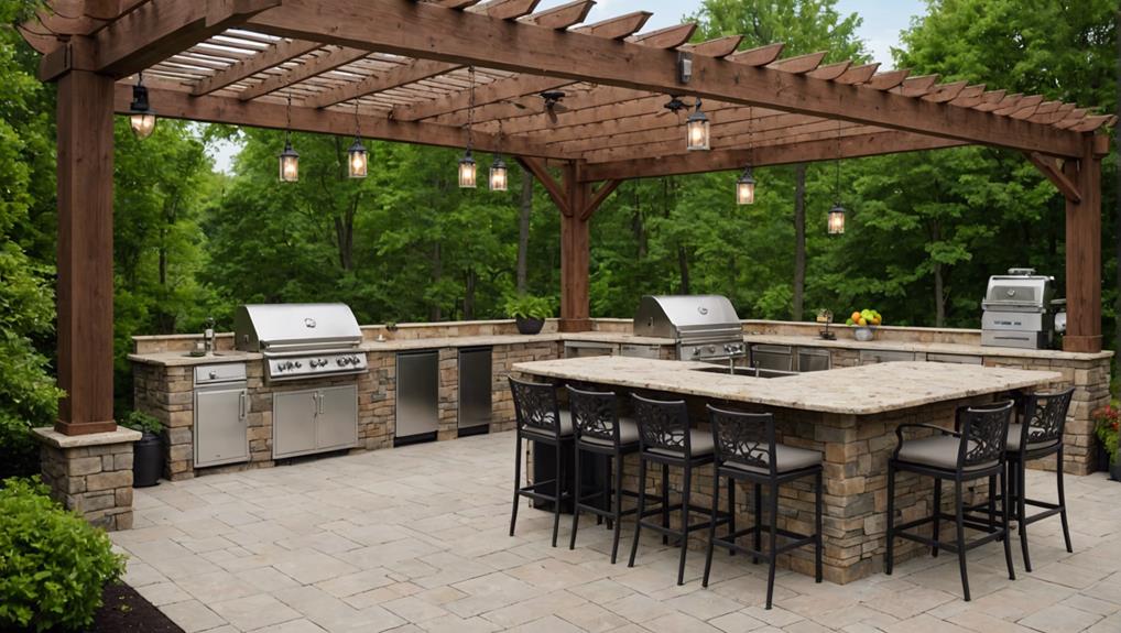 outdoor kitchen equipment options