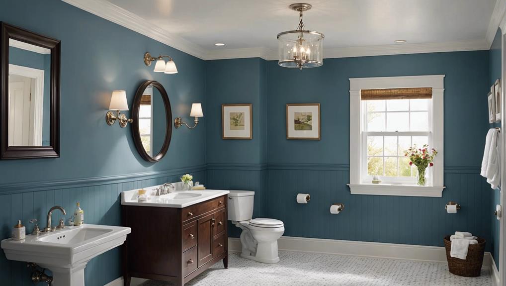 paint finish tips bathroom