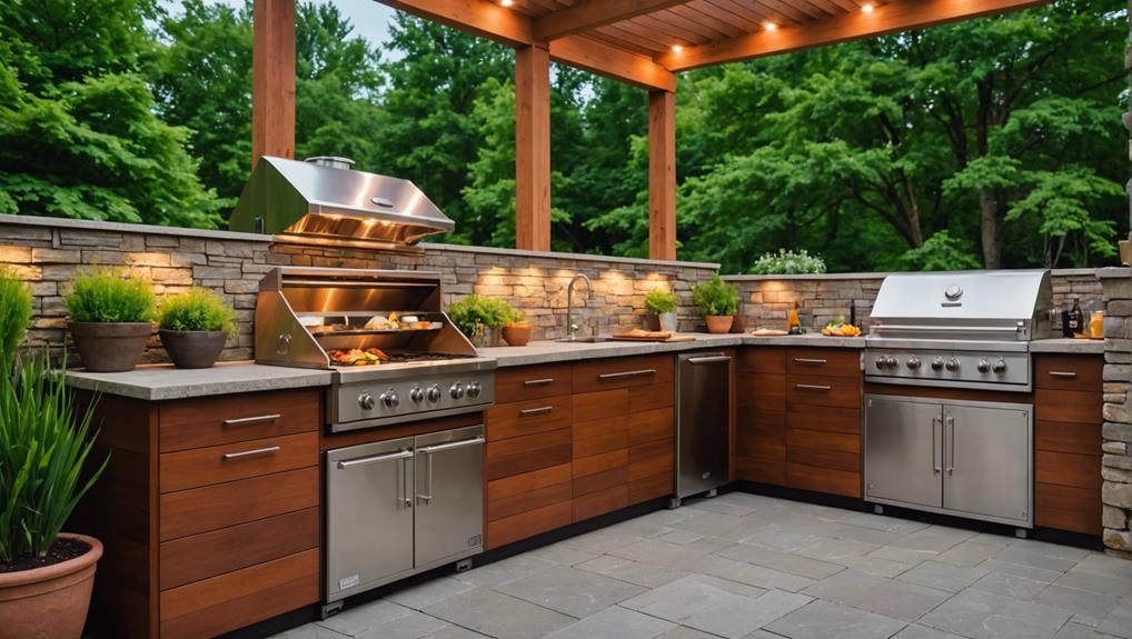 prefab outdoor kitchen designs