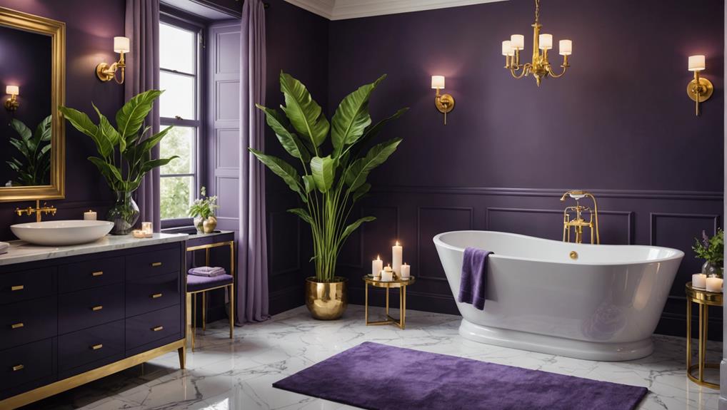 purple bathroom design guide