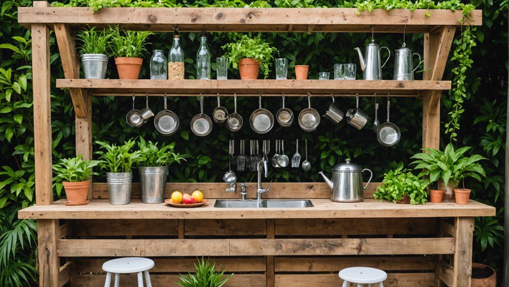 reclaimed wood bar design