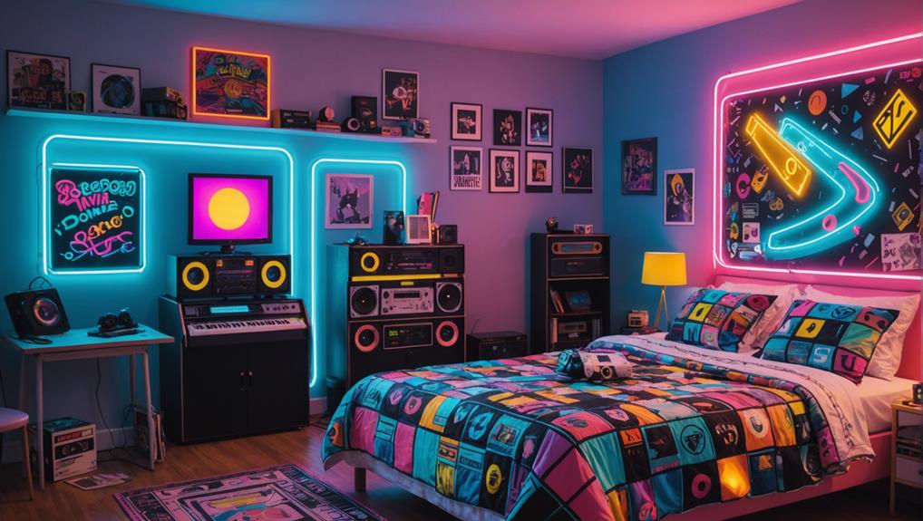 retro vibes for bedroom