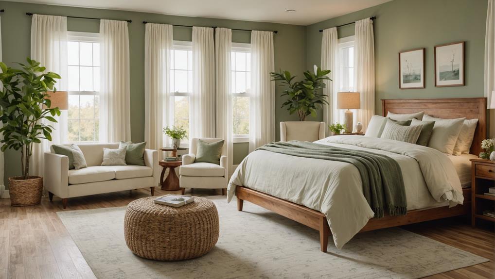 serene sage green retreat