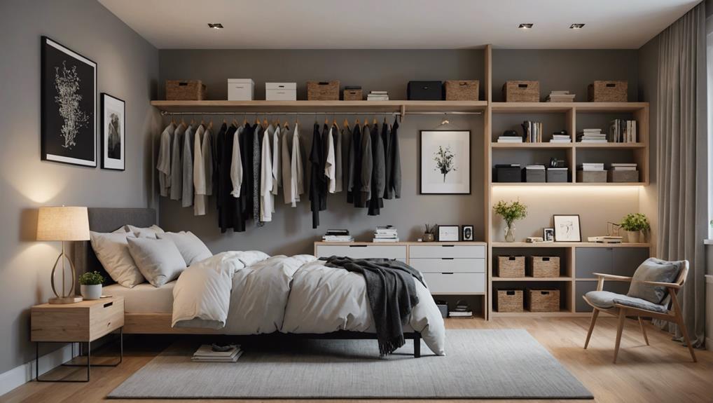 small bedroom organization ideas