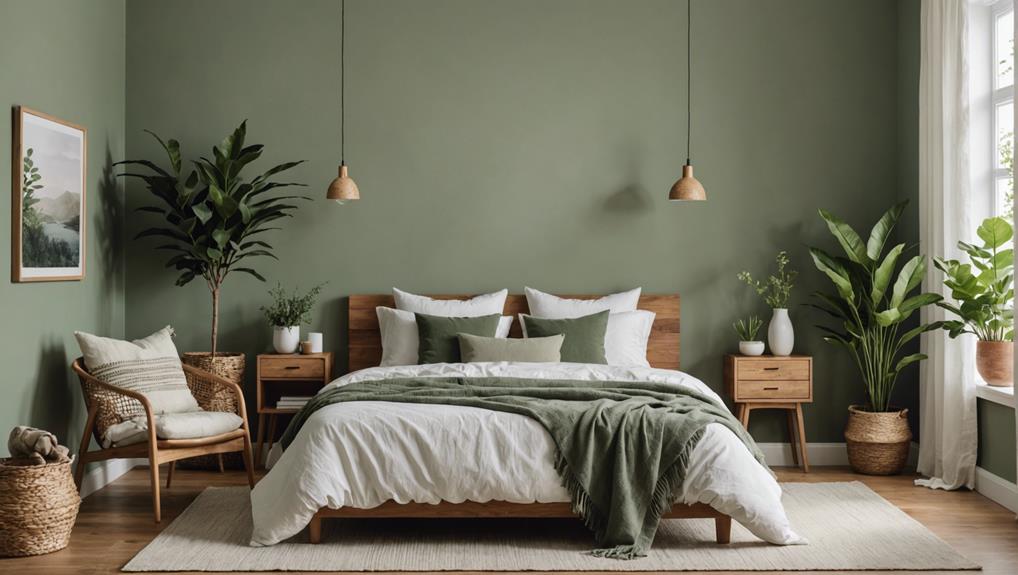 soothing sage green decor