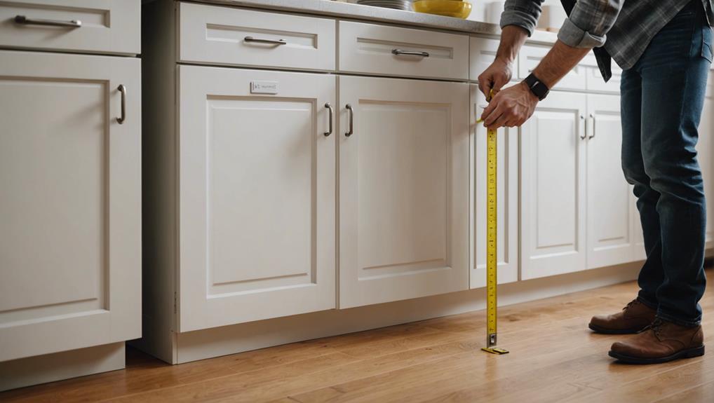 standard kitchen cabinet measurements