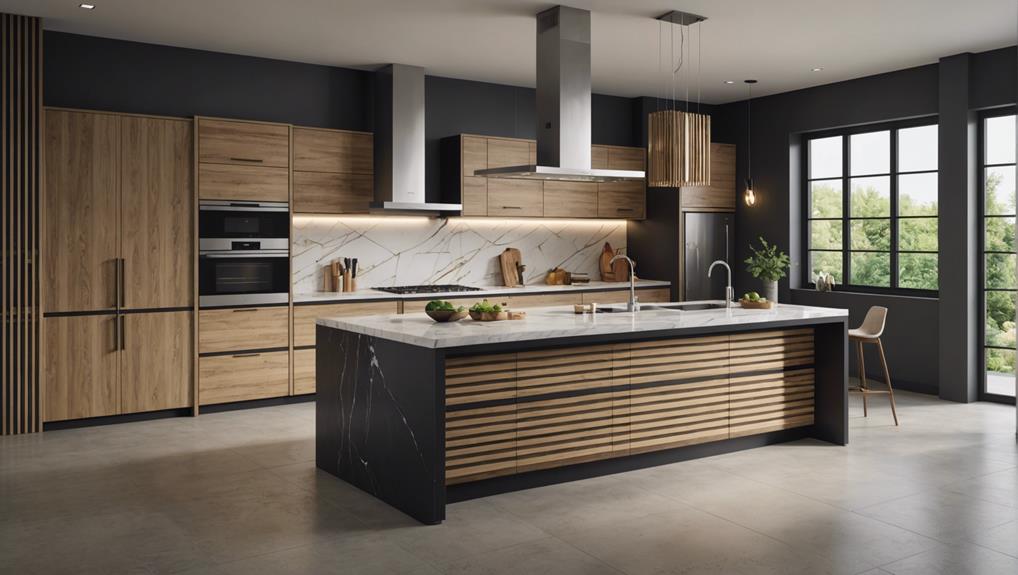 stylish kitchen island panels