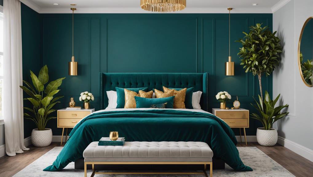 stylish teal bedroom tips