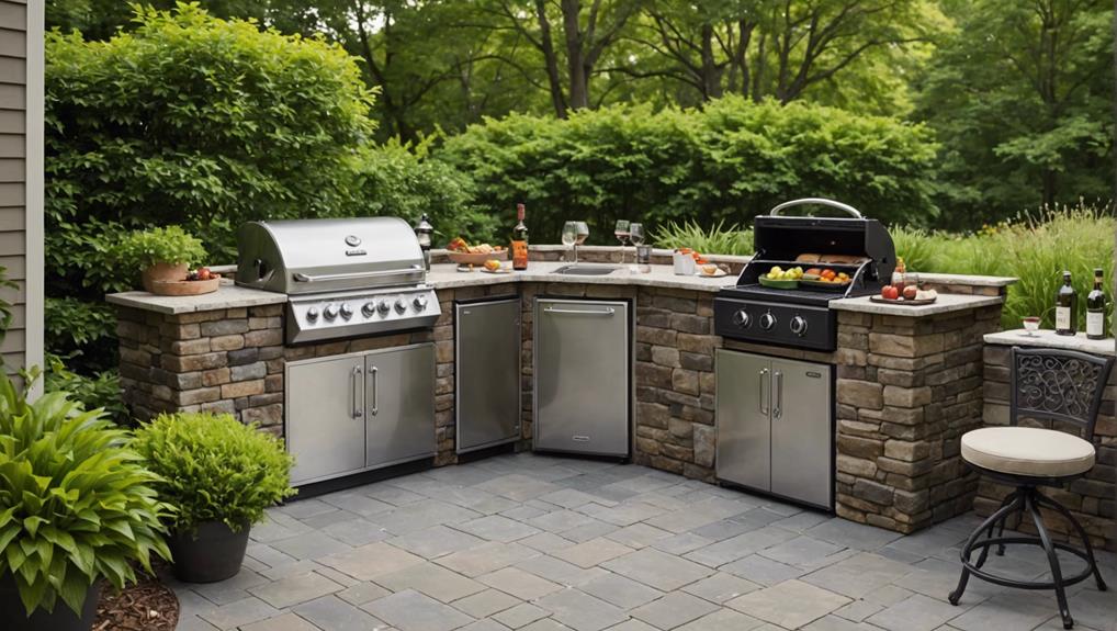 top 5 outdoor kitchen features