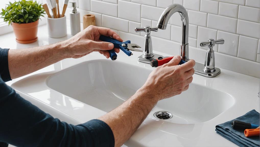 unclogging bathroom sink stopper